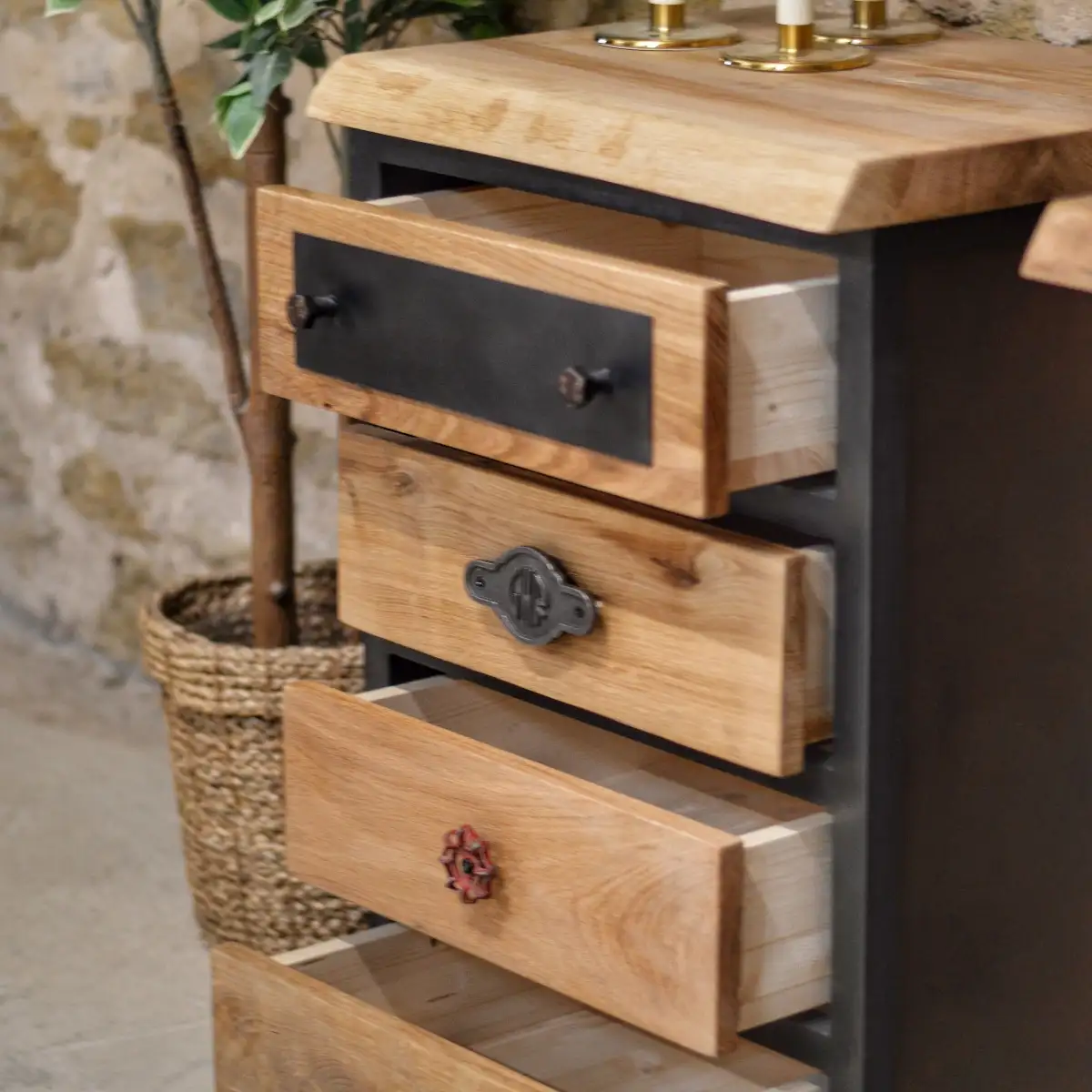 Table de chevet Industrial