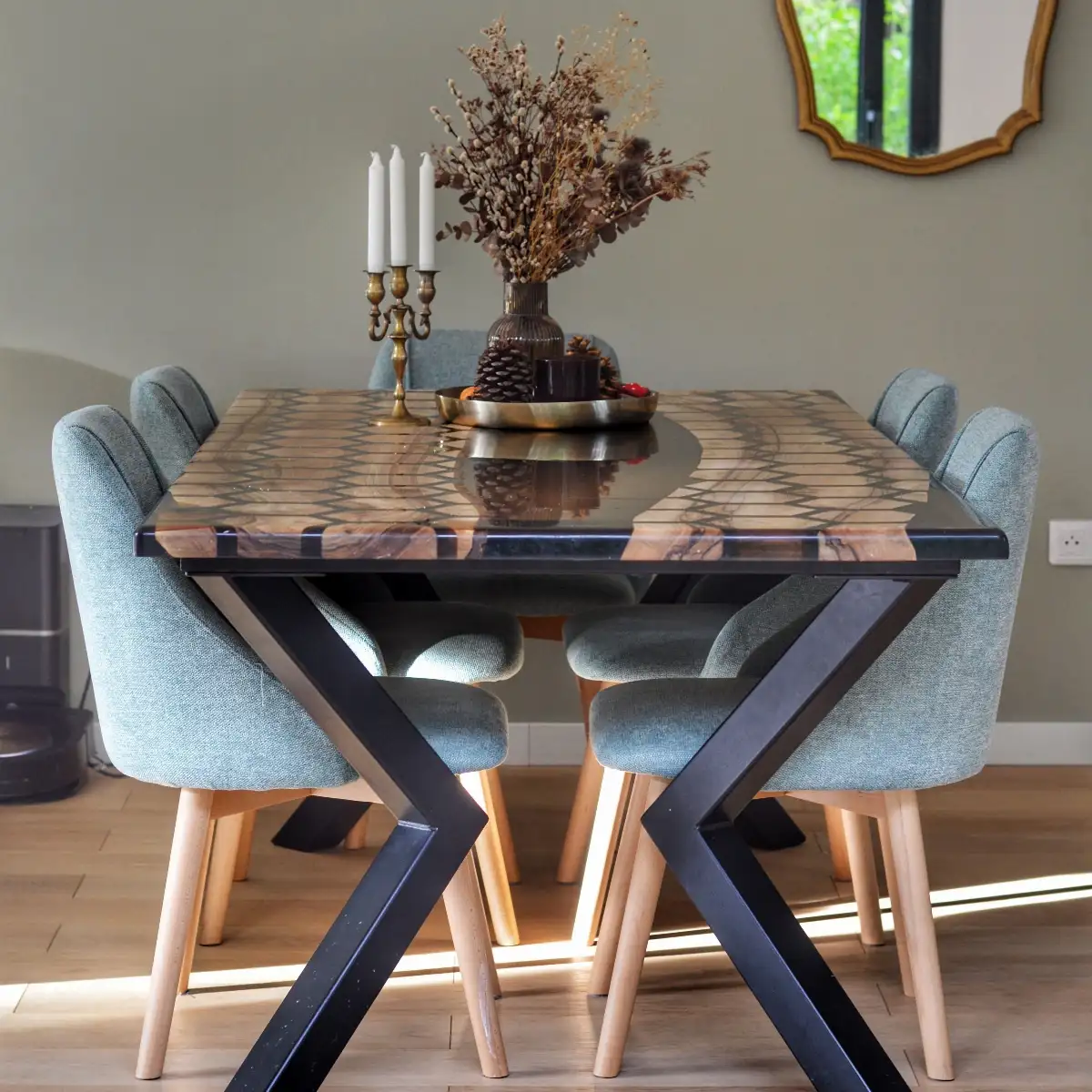 Table nid d'abeilles